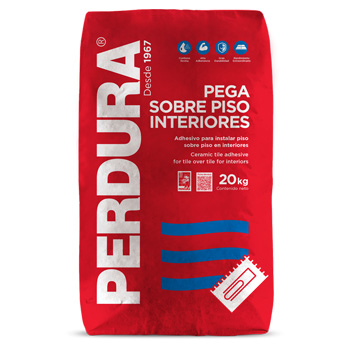 SACO PEGA PISO SOBRE PISO PERDURA BLANCO INTERIORES 20 KG